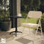 Chaise pliante empilable en métal Bernadine-98678589