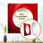 Red Perpetual Pulse Vortex I - Abstract Spirals Large Square Mirror Wall Decor For Bedroom-101495523