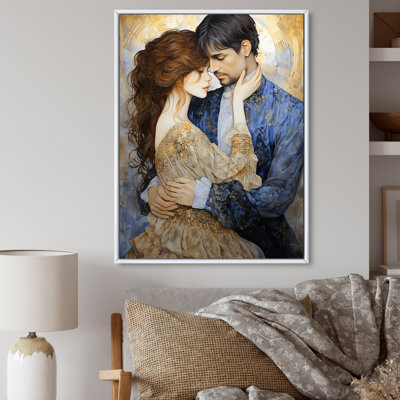 Reproduction d'art sur toile "The Kiss" par Gustav II