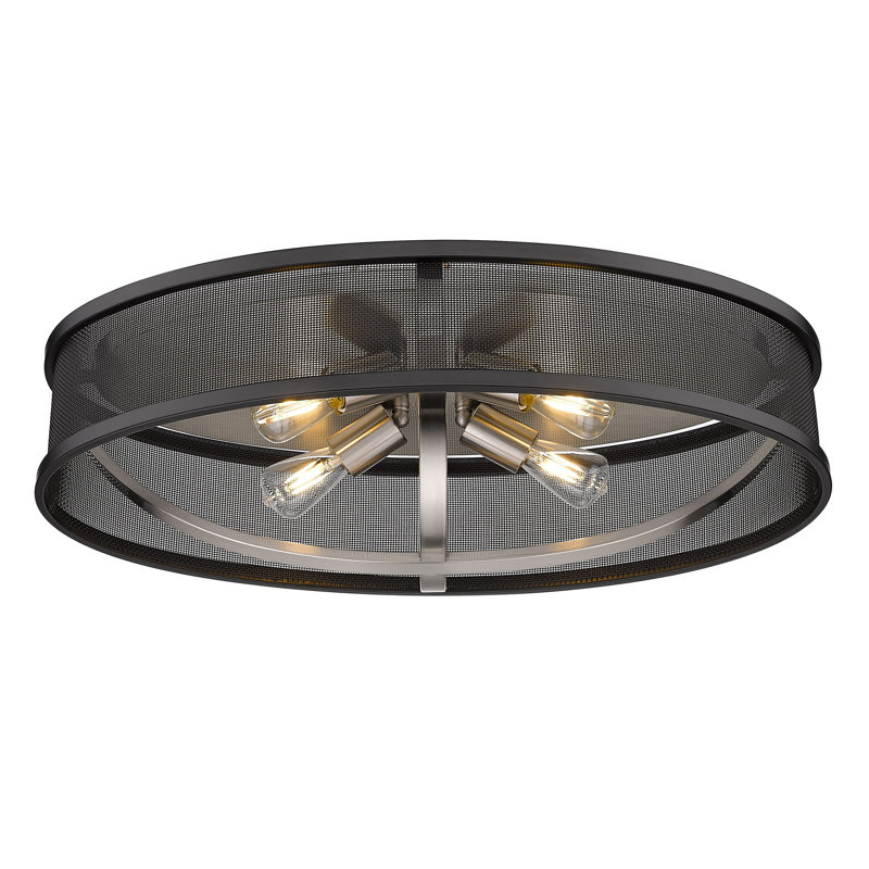 Nussbaum Flush Mount, Olympic Gold, No Shade