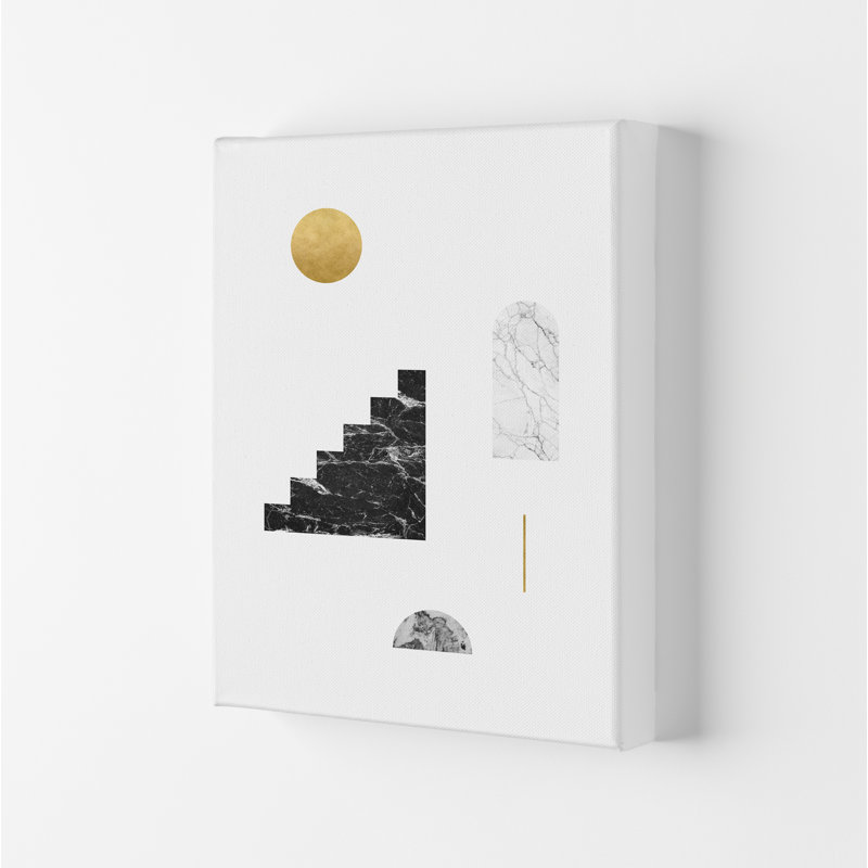 Geometric Shapes No 1 - Print, No Framed, 30cm H x 21cm W x 1cm D