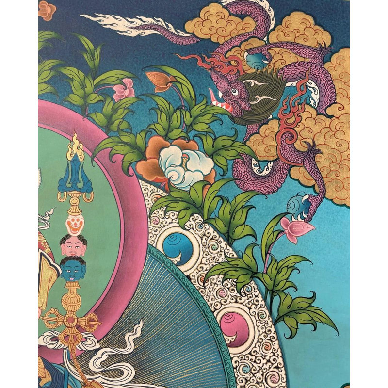 Guru Rinpoche/ Padmasambhava (Brocadeless Thangka)
