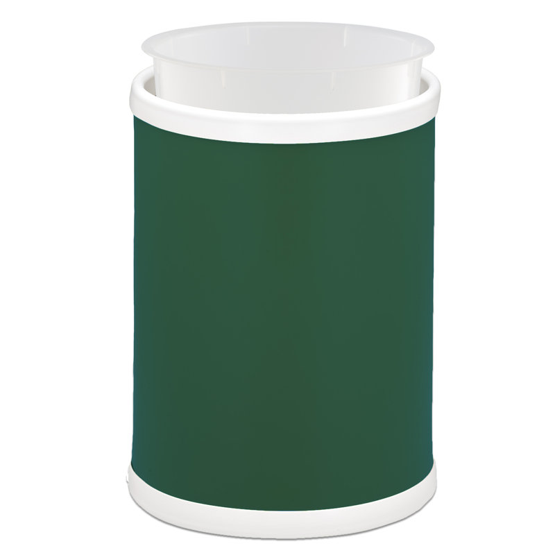 Poubelle ouverte 13 pintes Ayven, Vert des tropiques