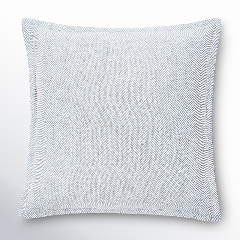 Orson 100% Cotton Sham, Euro, Fog