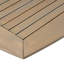 Table de salle à manger extensible pour l'extérieur en bois d'acacia