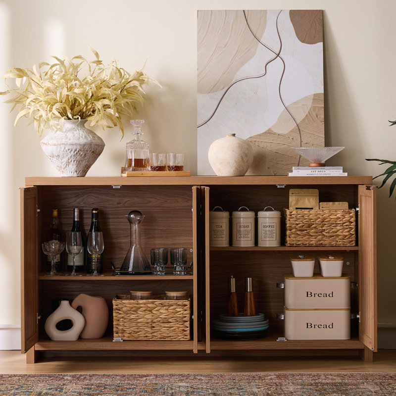 155cm Sideboard, Natural Oak