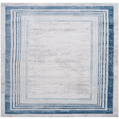 5X7 Bordered Area Rug