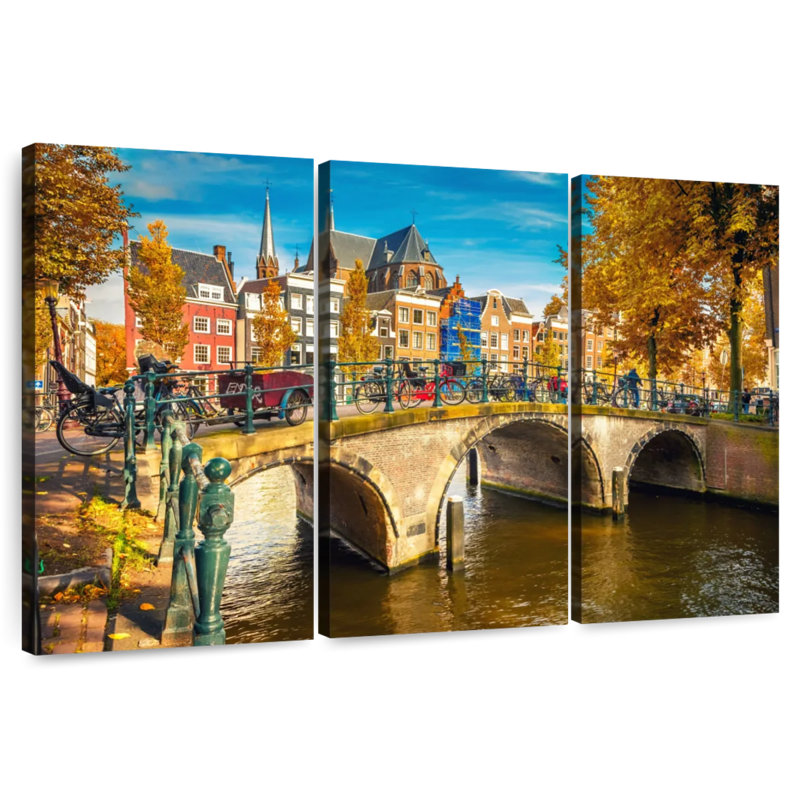 Pont Sirci à Amsterdam, H 36 po x l 57 po