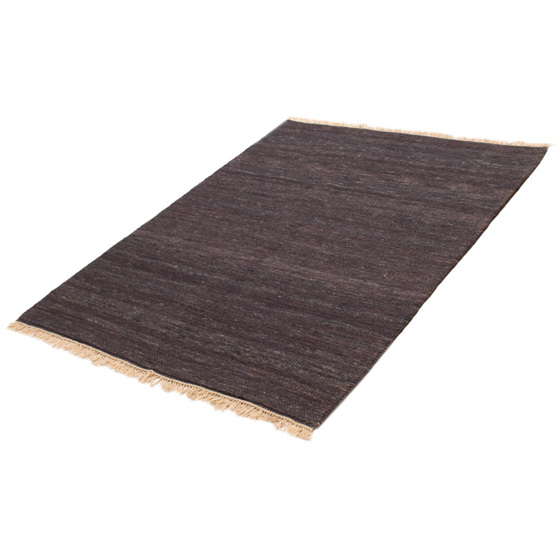 Kilim noir Ankara 5 pi 7 po x 7 pi 10 po