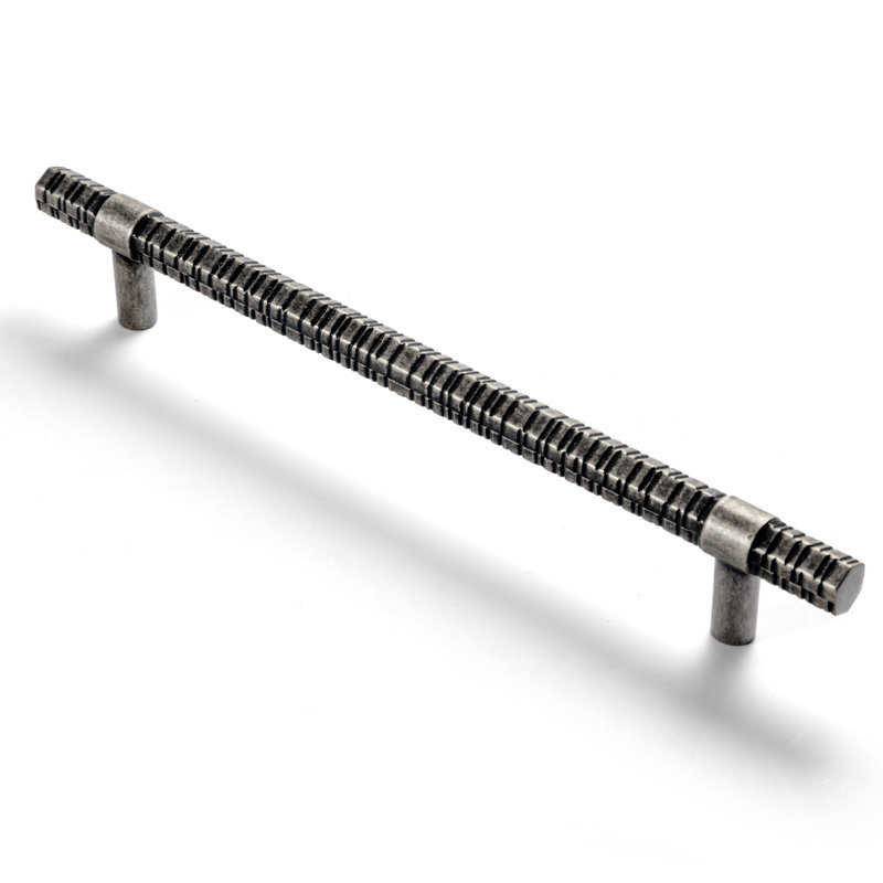 Ensemble de poignées de centre à centre Classic, 6 3/10", Argent rétro