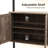 6 Tier Ladder Bookshelf With Cabinet-388434849