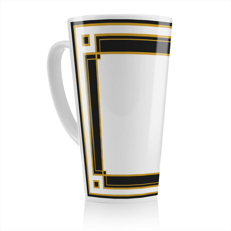 Art Deco Latte Mug