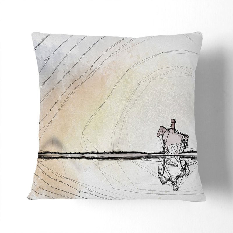 Square Cushion, 55cm H x 55cm W x 20cm D