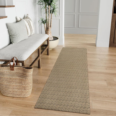 Cotton Woven Anti-Slip Washable Area Rug - Cozy Durable Design for Living Room, Bedroom, or Kitchen Decor