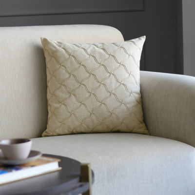 Zenith Perth Shimmer Cord Embroidery Square Pillow Cover