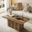 Grande table basse avec piédestal de 47 po