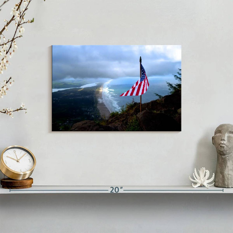 Drapeau des États-Unis Gillard Coastal Neahkahnie, H 8 po x l 12 po