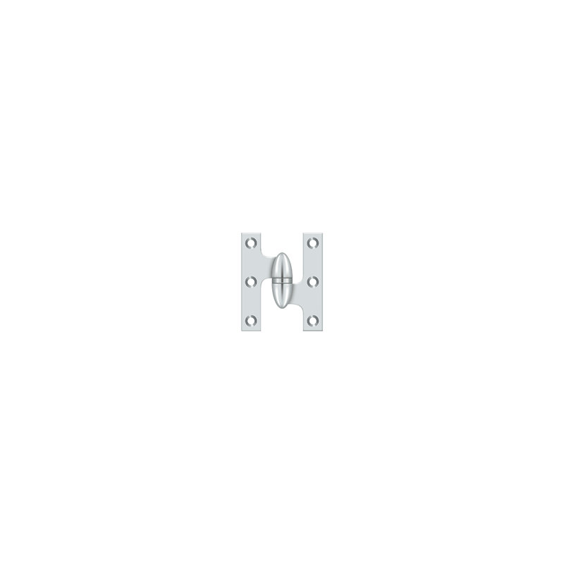 Hinge, Polished Chrome, Right Hand