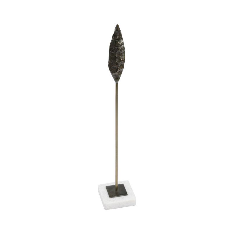 Sculpture Fletcher, H 18,25 po x l 3,25 po x P 3,25 po