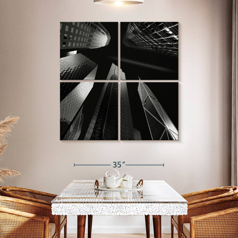 Lilie Towering Skyscrapers I, 45'' H x 45'' W