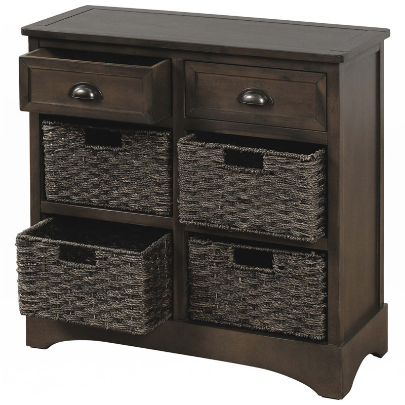 Armoire de rangement rustique, Gris clair