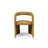 Contempo Luxe Curved Microfiber Leather Chair