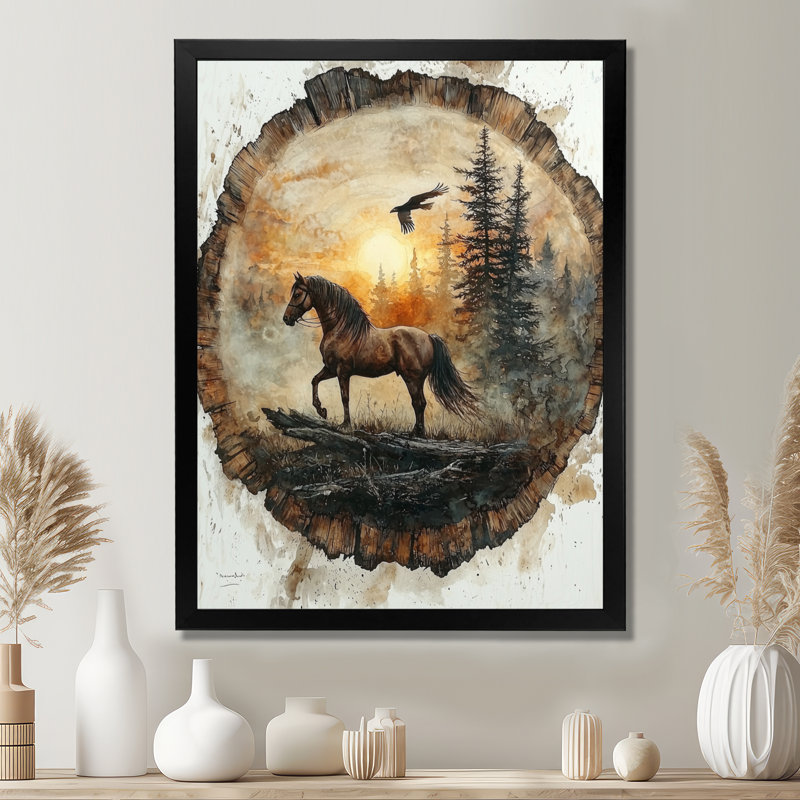 Giovacchino - Animals Canvas Art Print, Reproduction encadrée d'une seule photo, Black, 20" H x 12" W