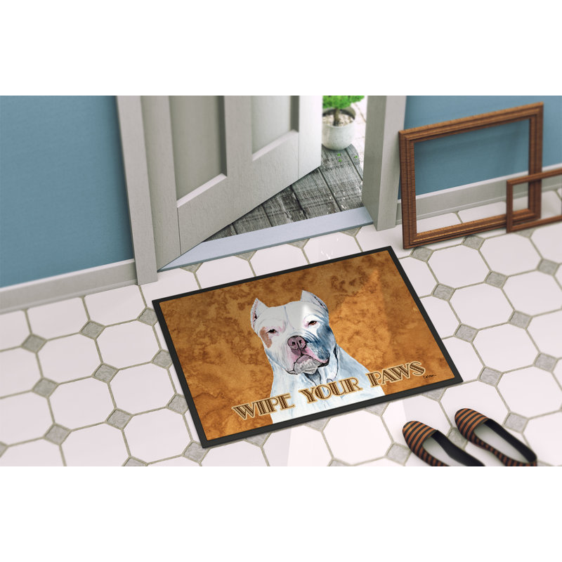 Paillasson d’intérieur antidérapant Timberlane pit bull, Rectangle 2 pi x 3 pi