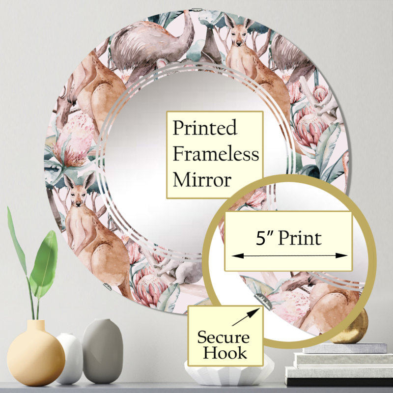 Miroir de salle de bain sans cadre, 24 po x 24 po