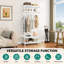 Bomer Hallway Coat and Shoe Storage，80 W Hall Tree-957534883