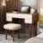 High-quality Makeup Vanity set, Includes makeup stool,Very easy to assemble,Hidden mirror, can be used as a desk-48985849