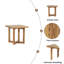 SQUARE SIDE TABLE-1389087465