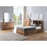 Ensemble de chambre configurable avec lit plateforme et rangement Edgebrooke