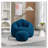 Upholstered Bean Bag Sofa Chair-1997315904