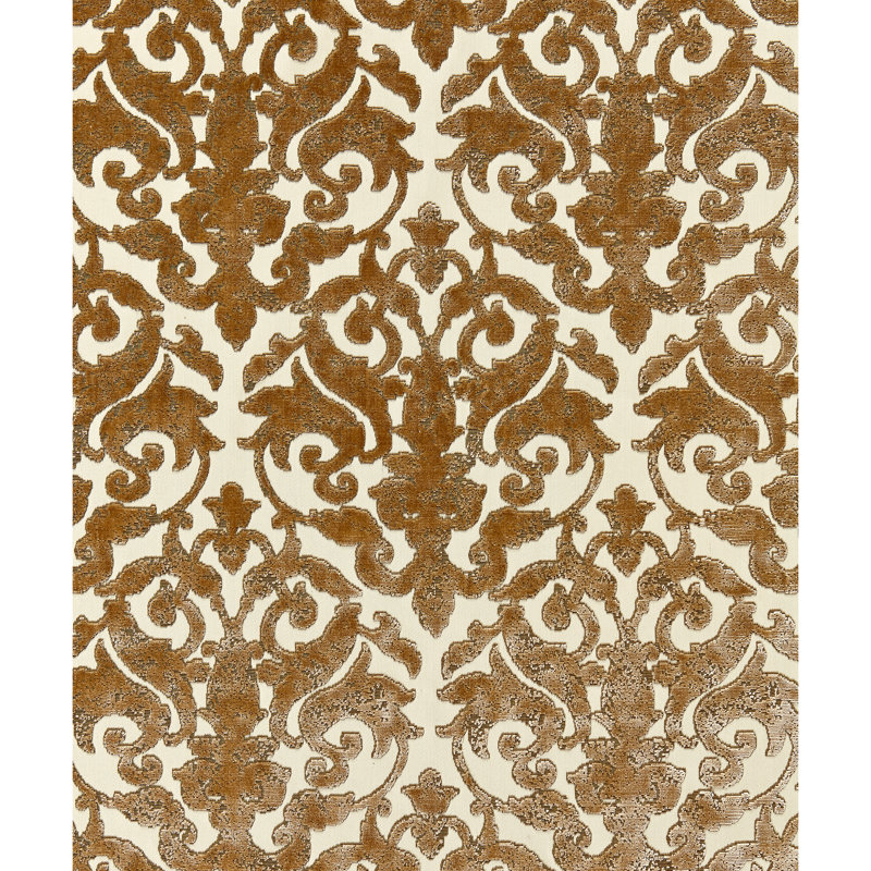 Jardin Venezia Silk Velvet Fabric, Sable