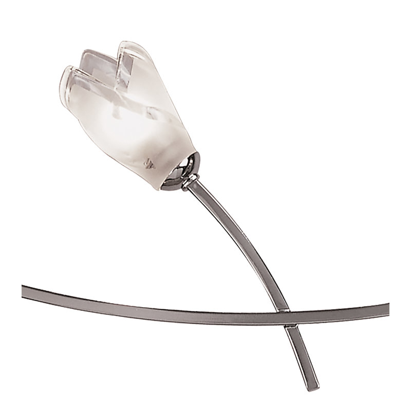 Kittinger 4 - Light Geometric Chandelier, Polished Chrome
