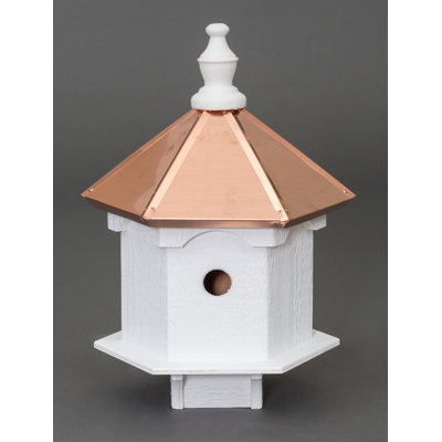 Deddo 20'' H x 14'' W x 14'' D Post Birdhouse