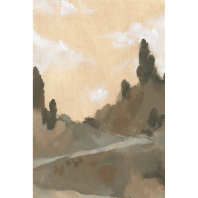 Hillside Walking Path V 1 Piece Wrapped Canvas Painting
