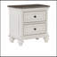 Mobilier de chambre à coucher à finition antique blanc