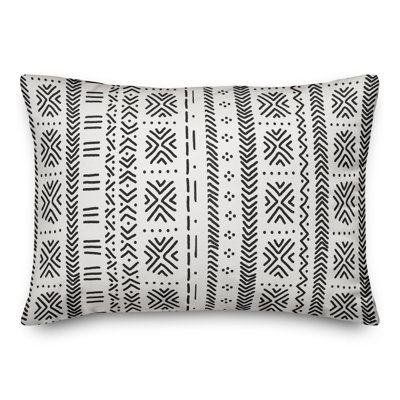 Mudcloth Pattern Throw Pillow