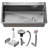 30" Single Bowl Stainless Steel Drop-In Kitchen Sink-124459990
