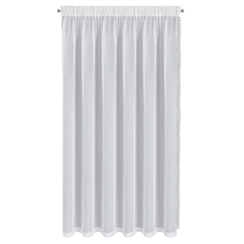 Kazimirs Slot Top Sheer Curtain