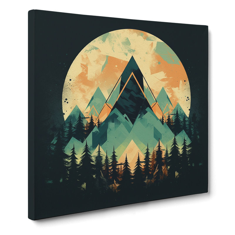 Mountain - No Frame Print, 50cm H x 50cm W x 3cm D