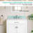30 Inch Carrara Natural Marble Vanity Backsplash