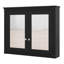 Armoire à pharmacie avec 2 miroirs, rangement au-dessus de la toilette avec 2 portes et 2 tablettes réglables-1145495992