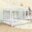 Bunk Bed Frame With Ladder And Guardrails-704292302-704292305