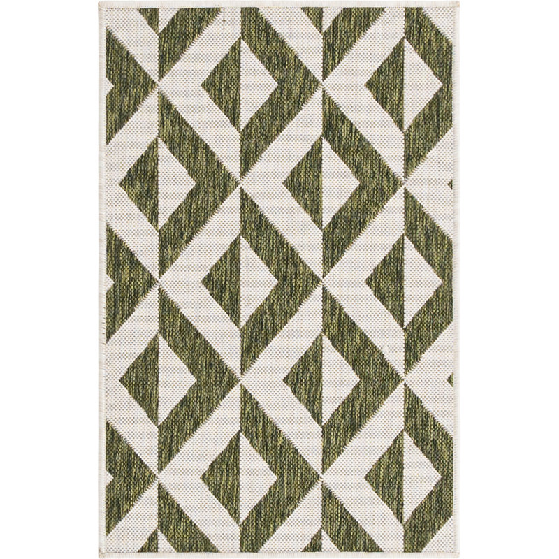 Geometric Area Rug, Rectangle 66 x 91cm