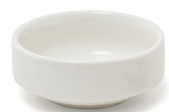 Front Of The House Monaco Eurowhite 3 oz. Ceramic Round