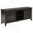 Sutter Distressed Java 2-Door TV Stand
