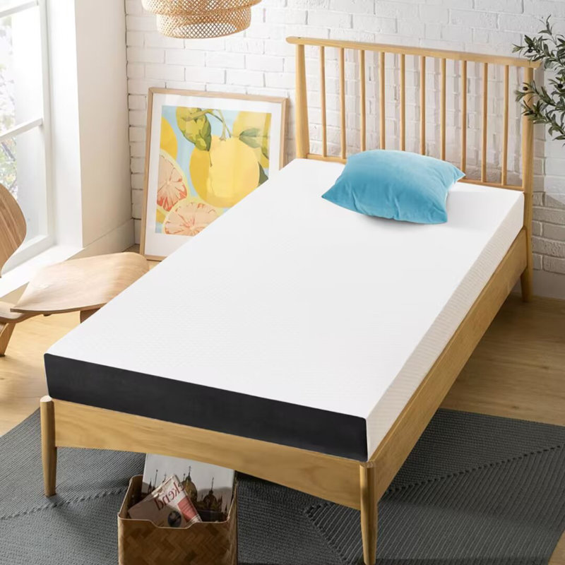 Matelas en mousse viscoélastique gélifiée mi-ferme, Simple extra long, 5"